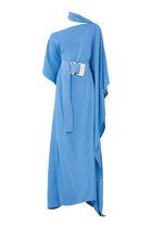 Taylor Kaftan Cold-Shoulder Long Dress
